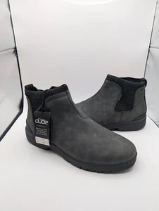 Hey Dude Scott Grip Chelsea Boots Herren 14 Pull On Grau Wildleder NEU - Bild 1 von 8