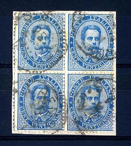 ITALIA - Regno - 1879 - Effigie di Umberto I° - Valore solo in lettere - 25 c. - Picture 1 of 1