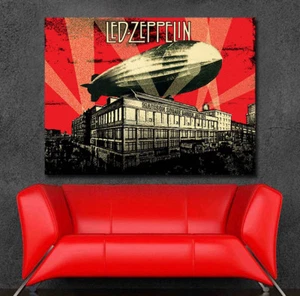Led Zeppelin Madison Square Garden Tour Poster - Rock and Roll Legendary Art - Picture 1 of 3