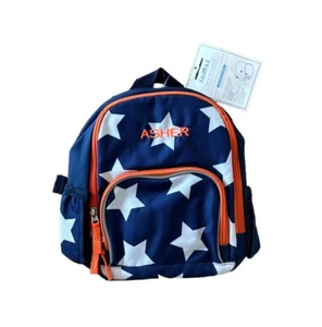 Neu Pottery Scheune Kinder Jungen Mini PRE-K Rucksack Monogramm ASHER Sterne - Bild 1 von 3