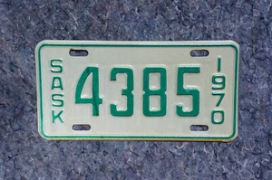 1970 Saskatchewan Motorrad Nummernschild - Bild 1 von 3