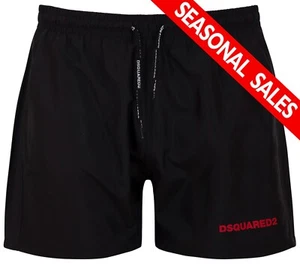 Dsquared2 Men's Quick Drying Beach Swim Shorts In Black Size S, M, L, XL, 2XL - Picture 1 of 13