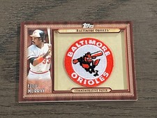 2011 Topps Update Throwback Logo Manufactured Patch Eddie Murray #TLMP-EM