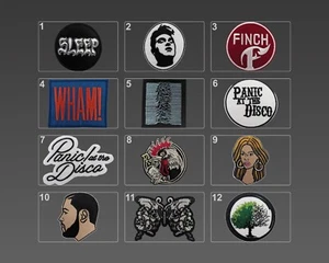 Vintage Patches, DIY Jacket Patches, Embroidery Patches, Iron On Patches, Bands - Picture 1 of 24