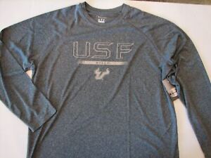 USF Bulls Long Sleeve Champion Performance T Shirt University South Florida XL