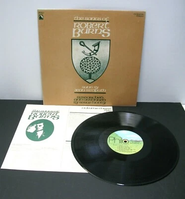 JEAN REDPATH Songs of Robert Burns Vol 3 Three Insert  — 第 1/4 张图片