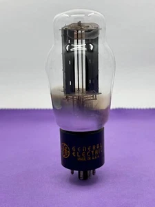 (1) GE 5U4G Rectificador Colgante Filamento Negro Acanalado Placas Amplitrex Probado - Imagen 1 de 12