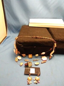 VINTAGE CHICO'S STRANG HALSKETTE UND OHRRINGE - Bild 1 von 8