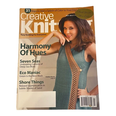 Creative Knitting Magazine July 2011 Summer Sweaters and Vest - Image 1 of 4