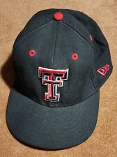 New Era Tyro.001 Fitted Texas Tech Red Raiders Hat Sz 7 3/8