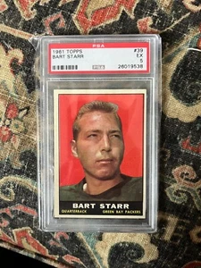 Bart Starr 1961 Topps PSA 5 EX - Imagen 1 de 1