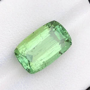 Pietra preziosa sciolta 8,10 CT taglio cuscino nuovo di zecca verde tormalina origine Jaba Afghanistan - Foto 1 di 20