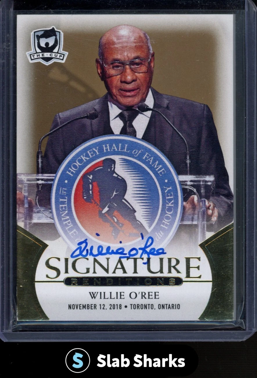 2018 UPPER DECK THE CUP #SR-WR WILLIE O'REE SIGNATURE RENDITIONS SP AUTO
