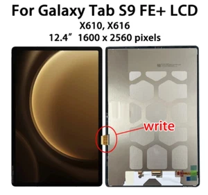 12.4“ For Samsung Galaxy Tab S9 FE+ X610 X616 LCD Display Touch Screen Digitizer - Picture 1 of 2