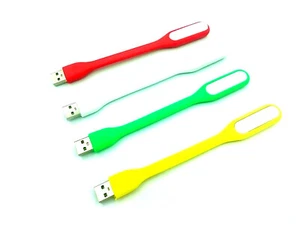 USB Lampe Led Licht Leuchte Laptop Notebook PC Leselampe Schwanenhals Flexibel - Photo 1/18