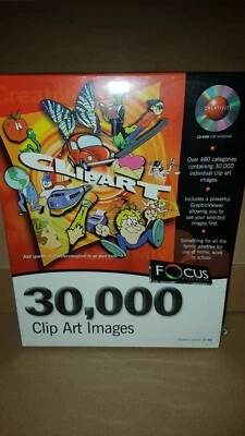 Focus Essential 30,000 Clip Art Images -  Sealed retail big box - Image 1 of 4