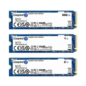 Kingston NV3 500GB 1TB 2TB M.2 2280 PCIe 4.0 x4 NVMe Internal Solid State Drive - Picture 1 of 11