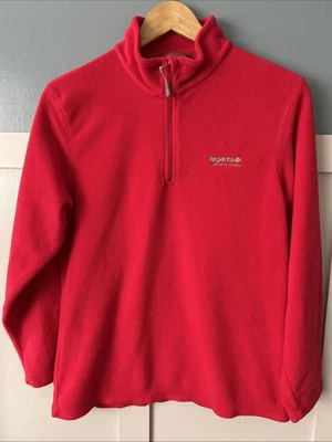 Regatta Women’s Fleece Size 12 Red Zip Neck Long Sleeve Pullover Hiking Walking - Image 1 of 4