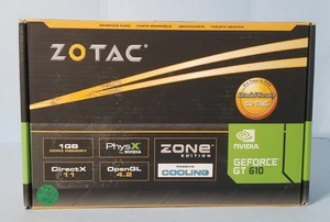 Zotac Nvidia GeForce GT 610 1GB 64BIT GDDR3 Video Card ZT-60603 - Picture 1 of 8