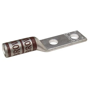 GRAINGER APPROVED 24C391 TwoHoleLugCmprsnConn,Long,Brown,33 24C391 - Picture 1 of 1