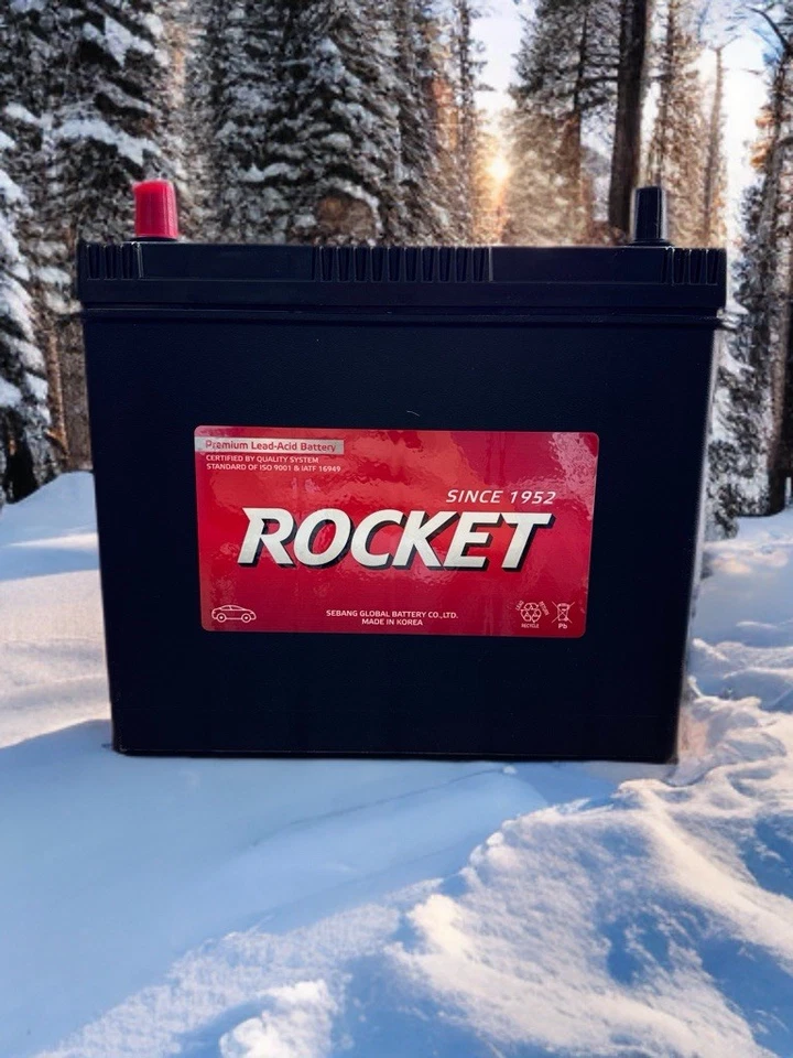 Batería automotriz Rocket de plomo ácido NS60 para Toyota Prius 04-15 12 voltios 430 CCA Foto 1 de 4