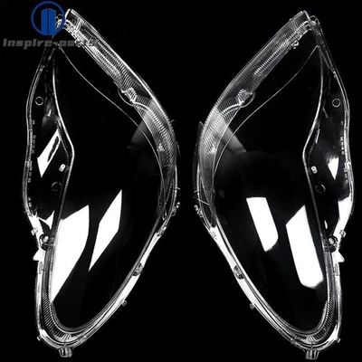 For 2006-2008-2011 Mercedes Benz W219 CLS350 CLS500 2Pcs Headlight Lens Cover - Image 1 of 4