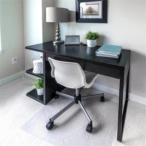 Floortex Polycarbonate Rect Chair Mat for Carpets Clear Size 35 x 47 inch - Picture 1 of 8