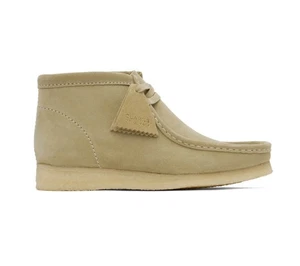 CLARKS ORIGINALS Taupe Wallabee Desert Boots US Size 12 New - Picture 1 of 4