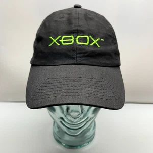 Vintage Y2K XBOX Logo Embroidered Baseball Cap Hat Microsoft Promo Video Games - Picture 1 of 22