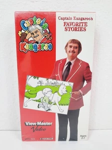 Vintage Captain Kangaroo Favorite Stories View-Master Video VHS 1992, New Sealed - Picture 1 of 5