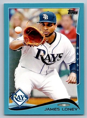2014 Topps Walmart Blue  James Loney 328 - Image 1 of 2