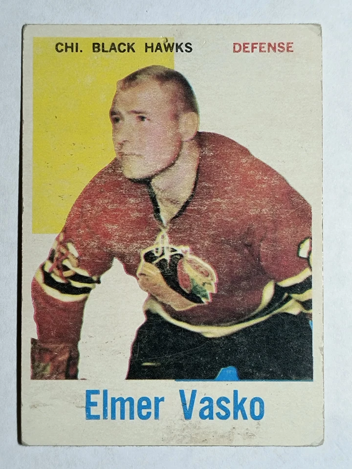 1960-61 Topps #23 Elmer Vasko (VG) - Image 1 of 2