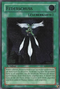 YuGiOh Federschuss (V.2) EEN-DE042 Ultimate Rare NM 1st - Bild 1 von 2