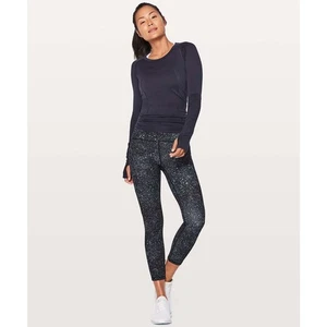 Lululemon Train Times Leggings Mineralize Multi / Schwarz Größe 2 - Bild 1 von 9