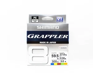Shimano PL-71FU Grappler 8 P.E Line X8 300m P.E 3 , 59.5lb Multi (5171) - Picture 1 of 6