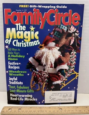 Vintage Family Circle Magazine December 16, 1997 - Image 1 of 4