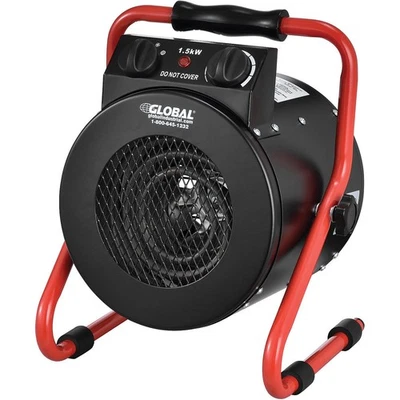 Portable Electric Space Heater With Thermostat 1500 watt 120v Red - Image 1 of 4