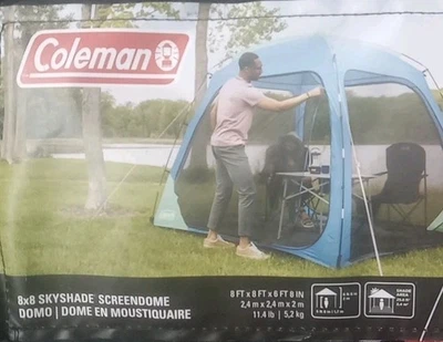 Domo de pantalla Coleman Skyshade 8' x 8' nunca usado ni abierto  Foto 1 de 4