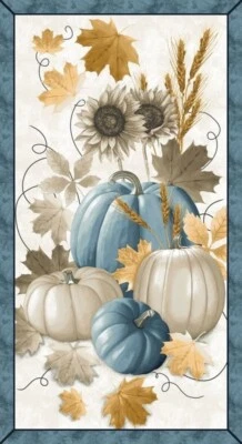 BLANK QUILTING CORP Pumpkin Panel-Autumn Vibes Cotton Fabric Panel Size 24 X 45 inches