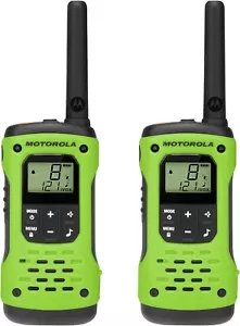 Motorola T600 H2O Two-way Radio, 35 Miles Waterproof Green, 2-Pack NEW - Picture 1 of 11