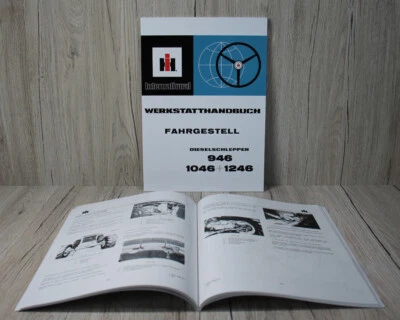 IHC Werkstatthandbuch Fahrgestell für Traktor 946 + 1046 + 1246 - Bild 1 von 2