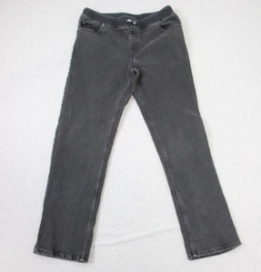 Lands' End Jeans Boys XL (14H-16H) Charcoal Gray Pull On Drawstring Waist - Picture 1 of 8