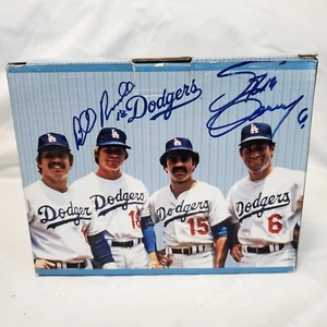 Bobblehead Garvey Cey Russell Lopes 2012 The Infield Los Angeles Dodgers + boleto - Imagen 1 de 8