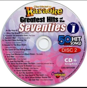 CHARTBUSTER SEVENTIES HITS KARAOKE CDG DISC MUSIC CD 5015-02 1970s oldies rock - Imagen 1 de 1