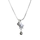 Temperament Pearls Star Pendant Necklace Elegant Collar Choker Clavicle Chain