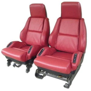 Corvette 1984 - 1988 cubiertas de asiento cuero deportivo C4 nuevo - Imagen 1 de 12