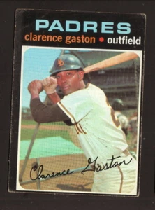 Clarence Cito Gaston San Diego Padres 1971 Topps Baseball Card - Picture 1 of 2