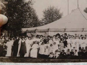 Alte AK Evangelische Zeltbelebung Anfang 1900 - Bild 1 von 3