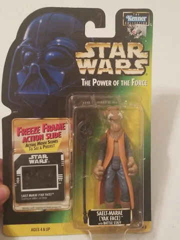 Saelt-Marae Yak Face Star Wars POTF Freeze Frame Cover
