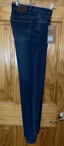 NWT LUCKY BRAND BILLY STRAIGHT WOMEN’S PANTS SIZE 14 Jeans Dark Wash - Picture 1 of 7